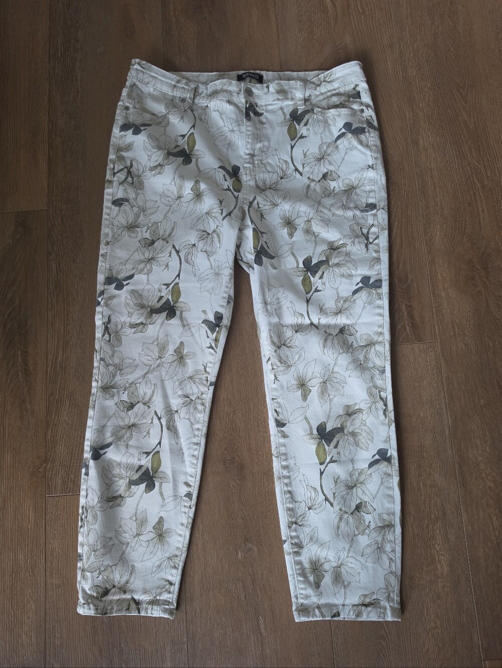 Buffalo David Bitton Havana Stretch Ankle Skinny Jeans -Betty Botanical- Size 14